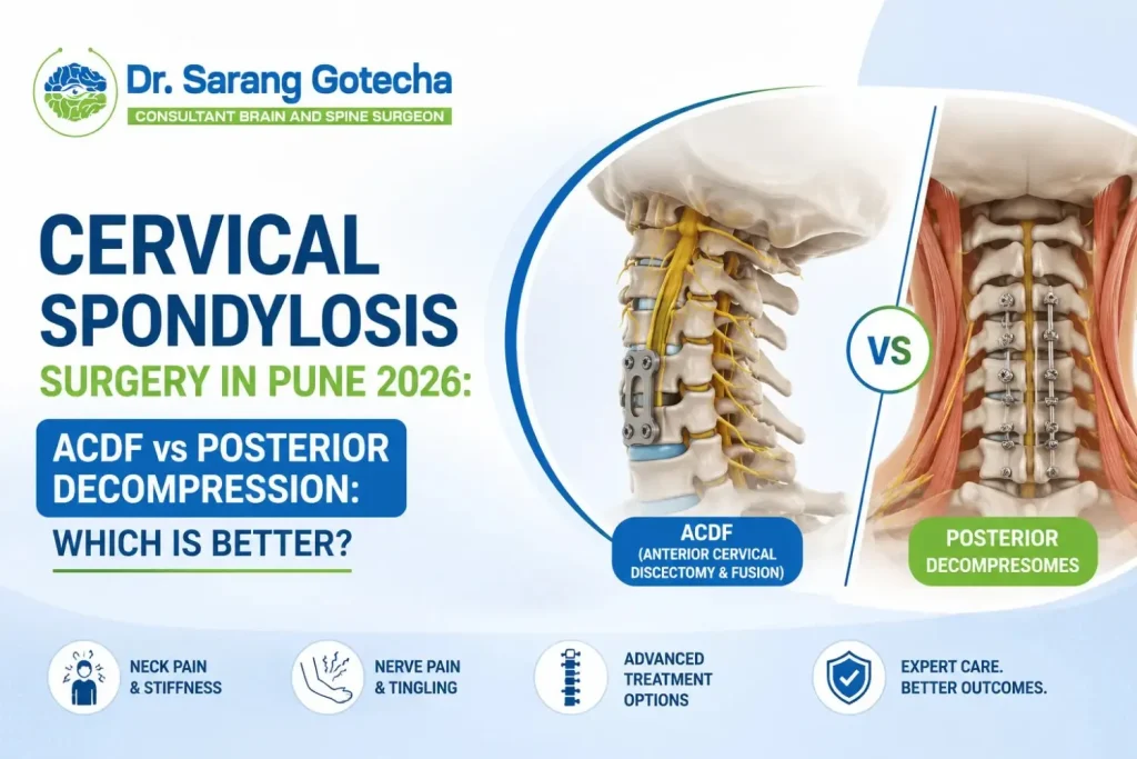 Cervical Spondylosis Surgery in Pune 2026: ACDF vs Posterior Decompression: Which Is Better?