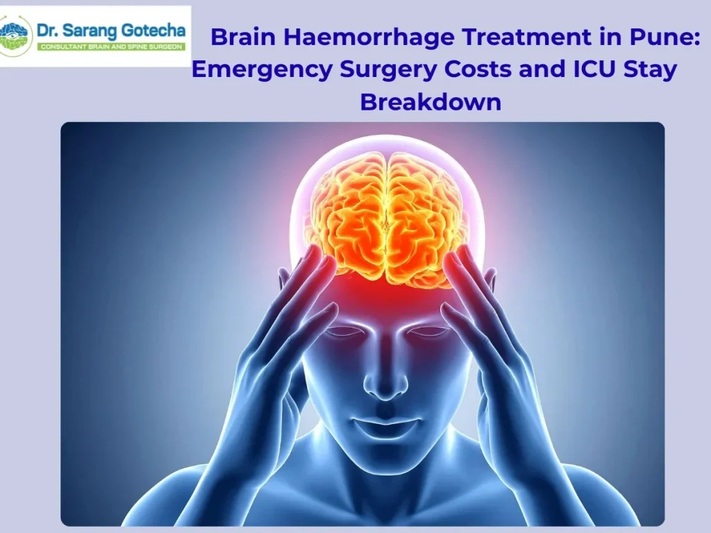 brain haemorrhage treatment cost Pune ICU surgery