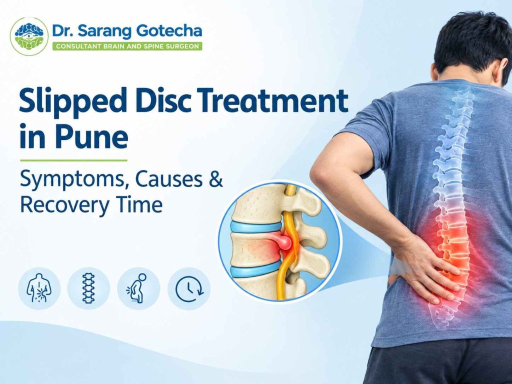 Slipped Disc Treatment in Pune:Symptoms, Causes & Recovery Time